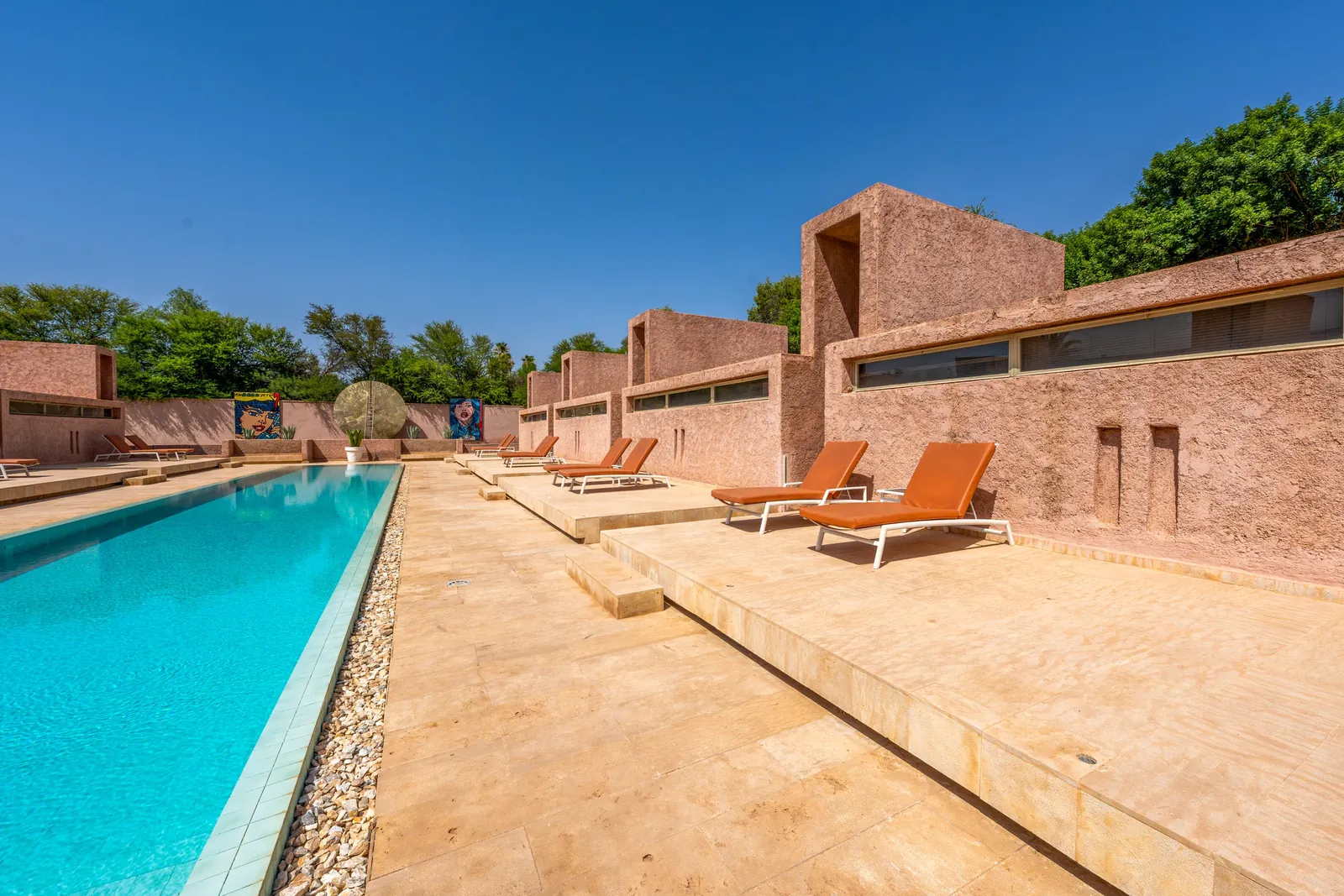 La piscine des pavillons